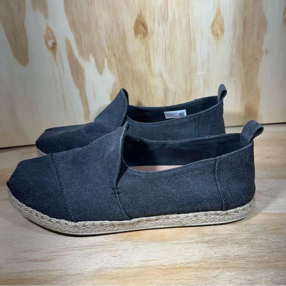 Toms Gray Espadrilles Women’s Size 10.5